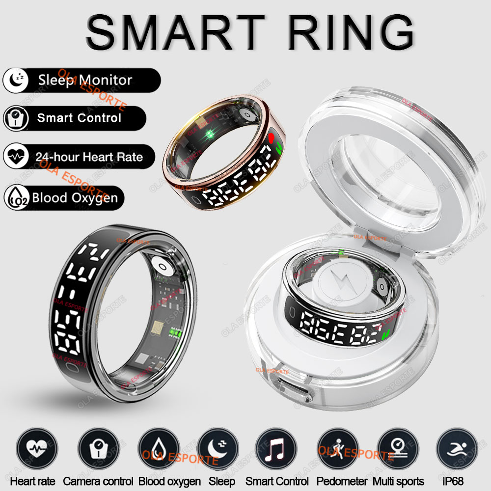 Health & Wellness Gordon Edlin - R13 Smart Ring with Display Screen