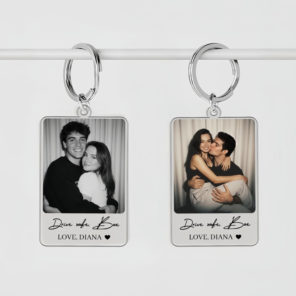 Health Wellness Gifts - Personalized Photo Custom keychain Customized Acrylic
