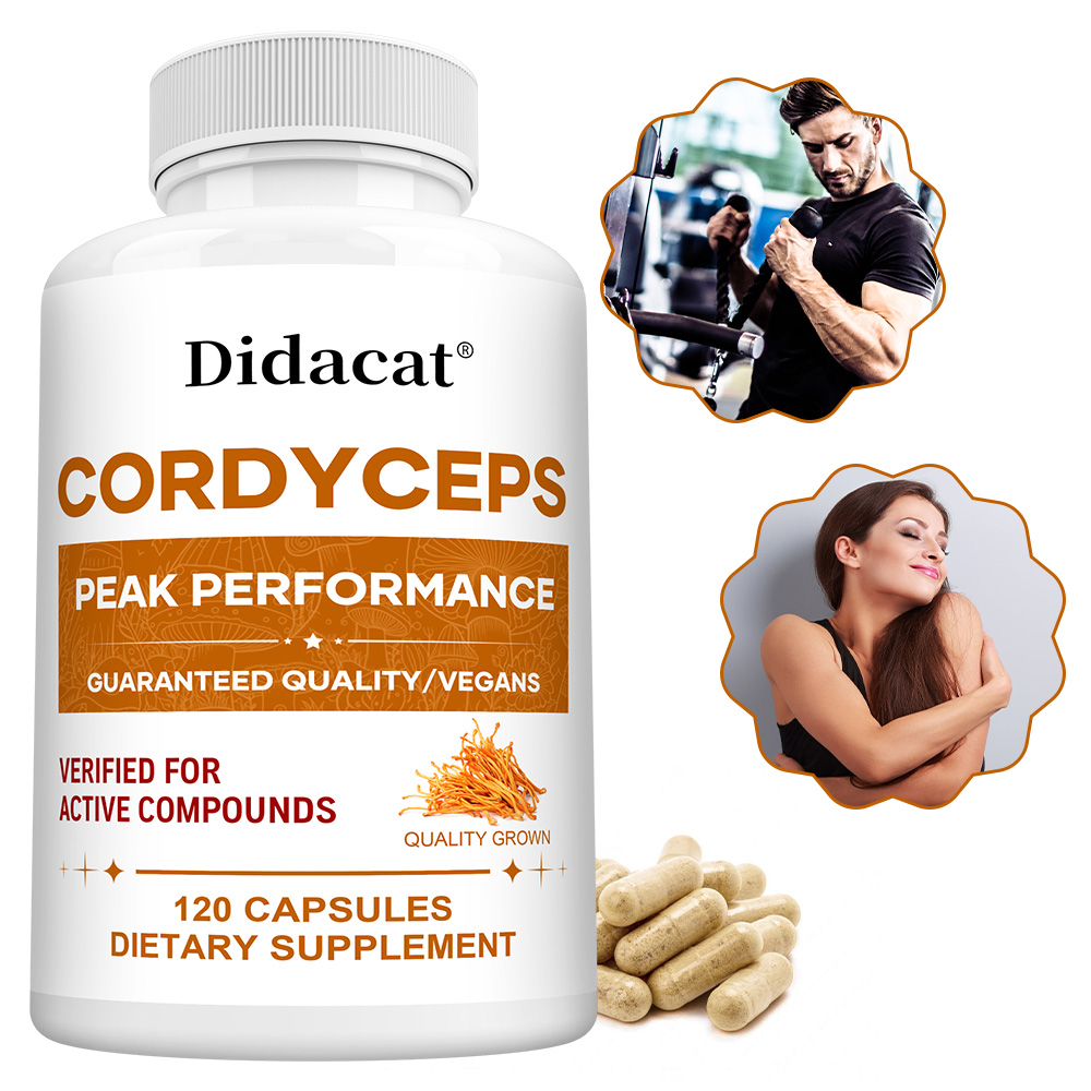Health Wellness Day - Cordyceps Mushroom Capsules 1000mg, Natural Wellness