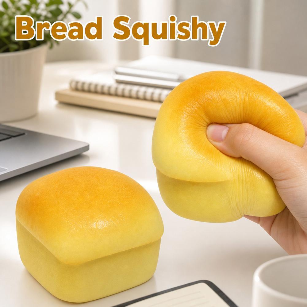 Health Wellness Gifts - Simulation Bread Squeeze Taba Squishy Toy