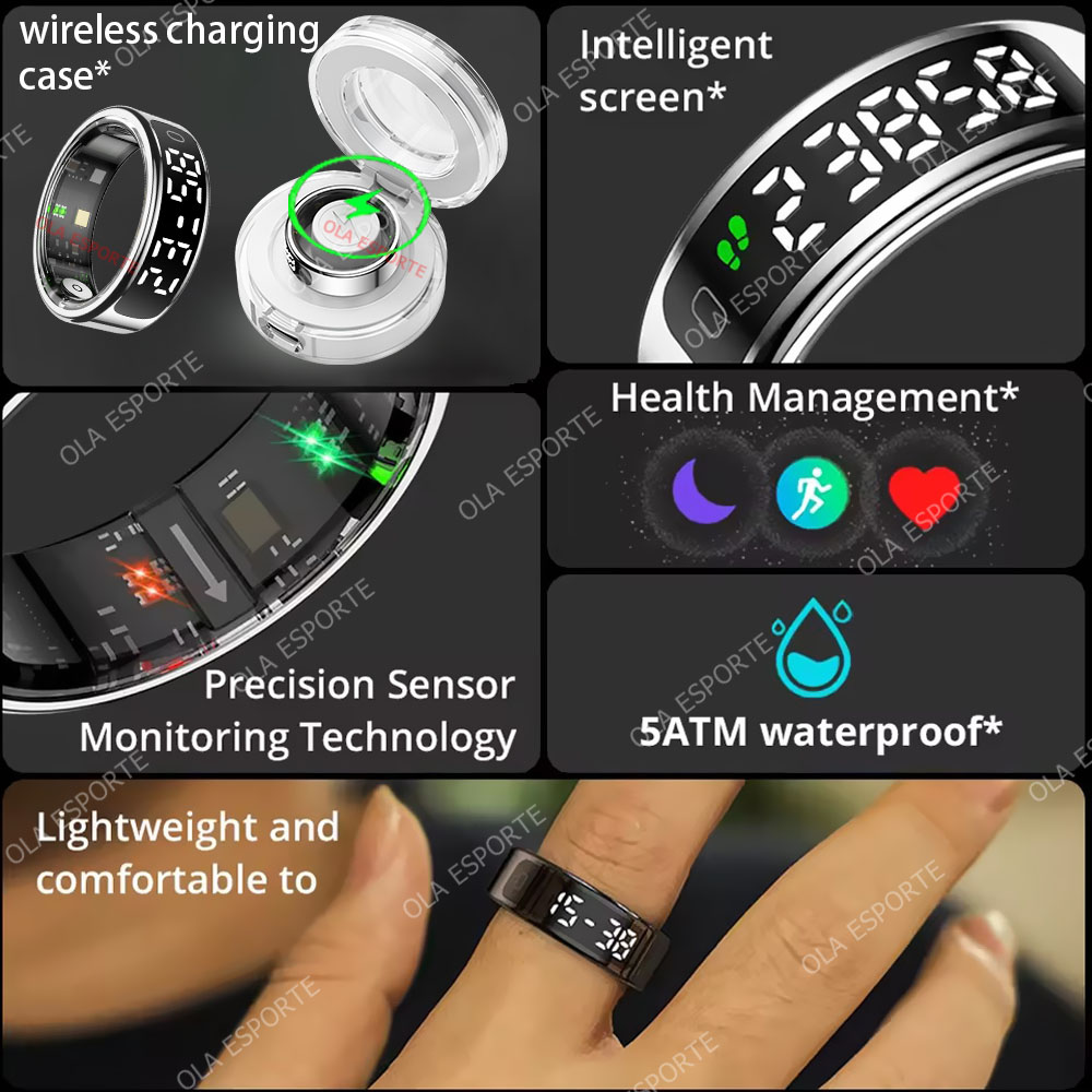 R13 Smart Ring with Display Sc - Health & Wellness Gordon Edlin review and price