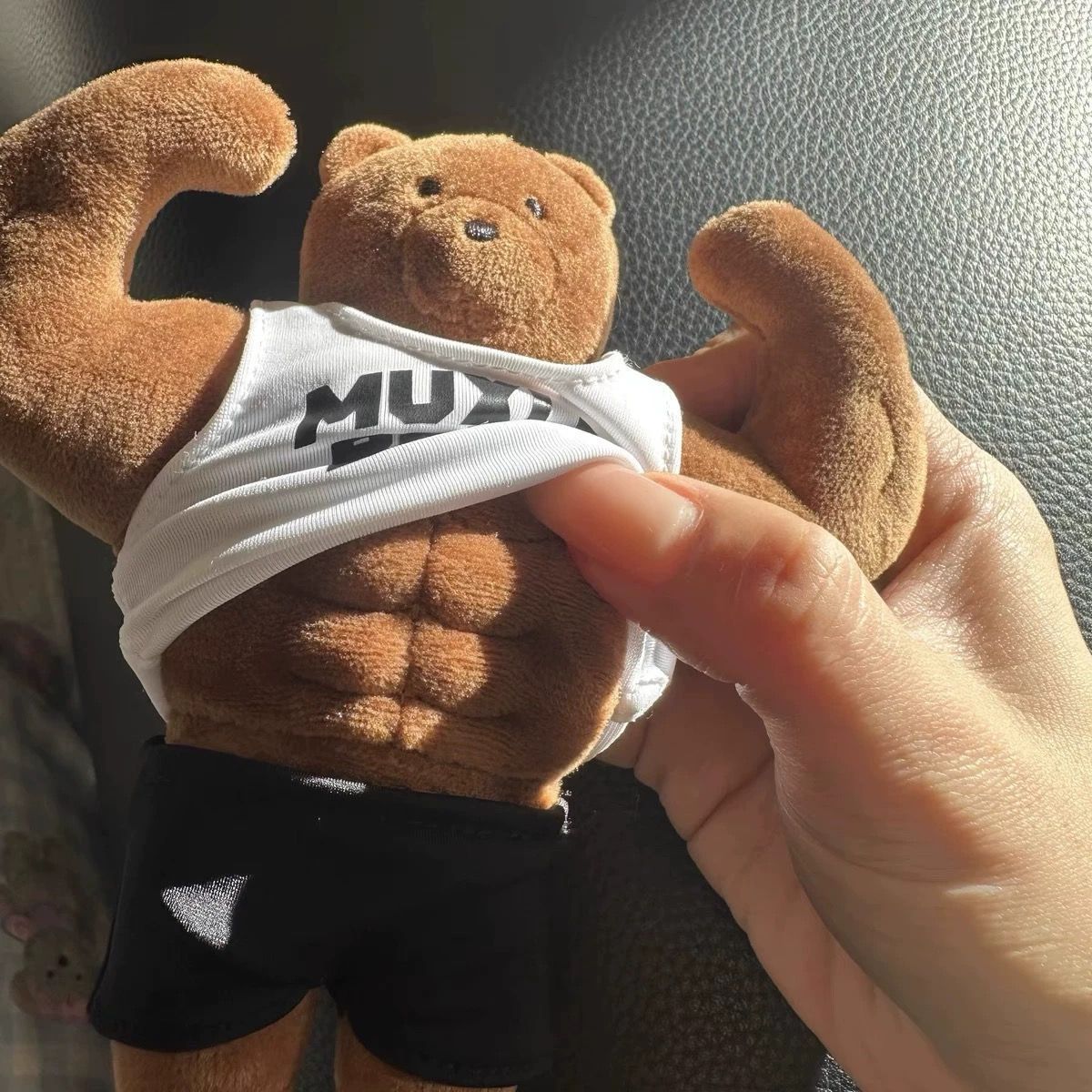 Cute Muscle Bear Keychain Funn - Health Wellness Gifts review and price