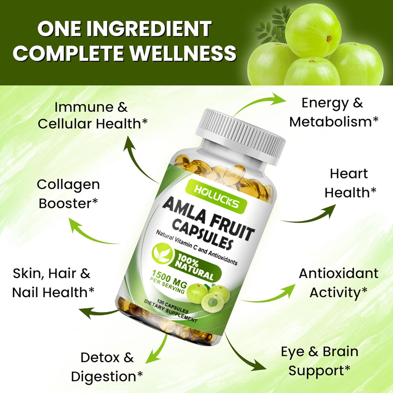 HOLUCKS Amla Fruit Extract Cap - Health Wellness Day review and price