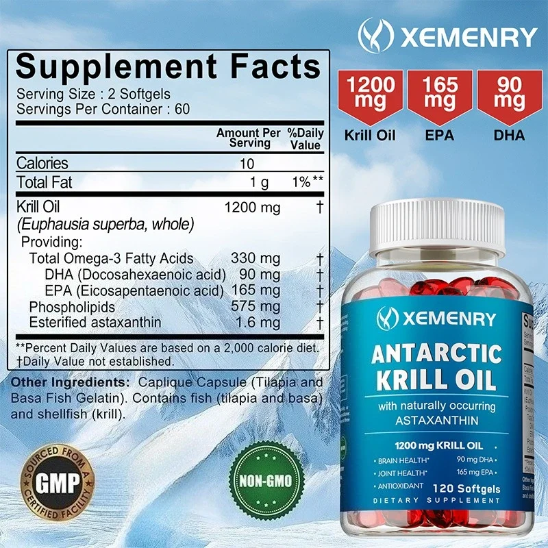 Antarctic Krill Oil Capsules - - Health & Wellness Gordon Edlin review and price