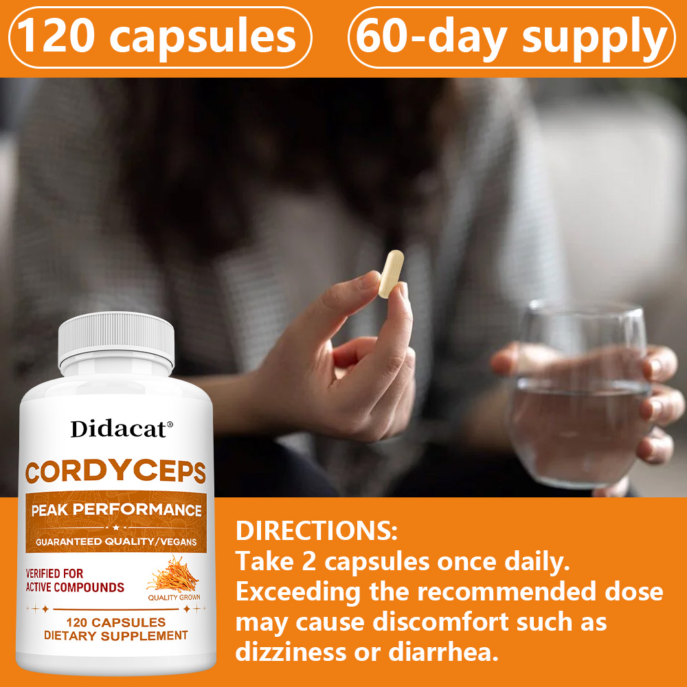 Cordyceps Mushroom Capsules 10 - Health Wellness Day review and price