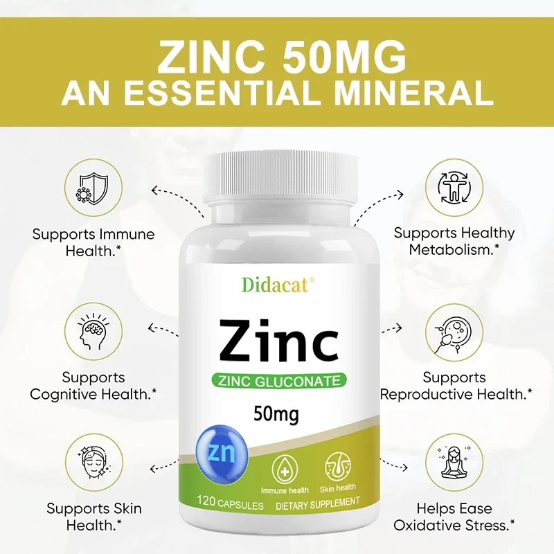 Zinc 50 Mg - with Zinc Glucona - Health Wellness Day review and price